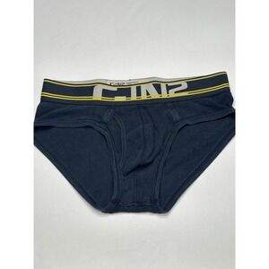 C-IN2 Tackle Mens Briefs Underwear Navy Blue Cotton Blend Size Small